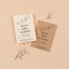 Semez notre bonheur -  Sachets de graines personnalisés mariage champêtre