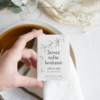 Cadeau invité mariage à graines
