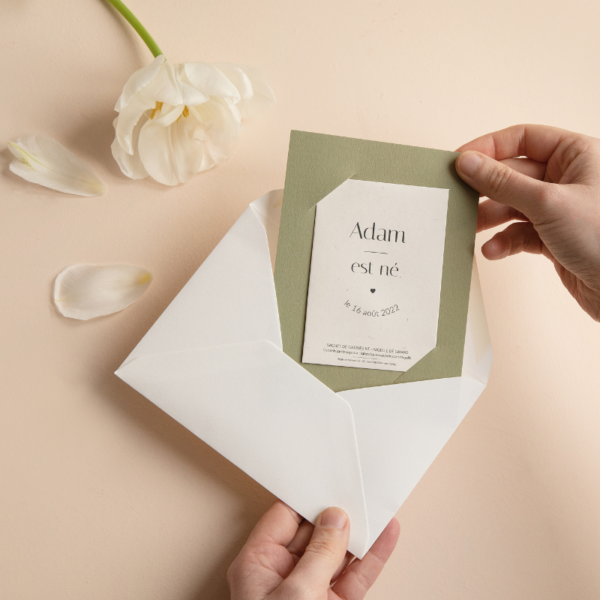 Sachets de graines personnalisés naissance