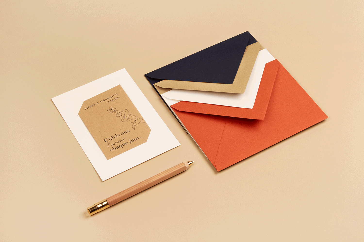 Envelop Schets Enveloppes et cartes - La Fabrique à Sachets