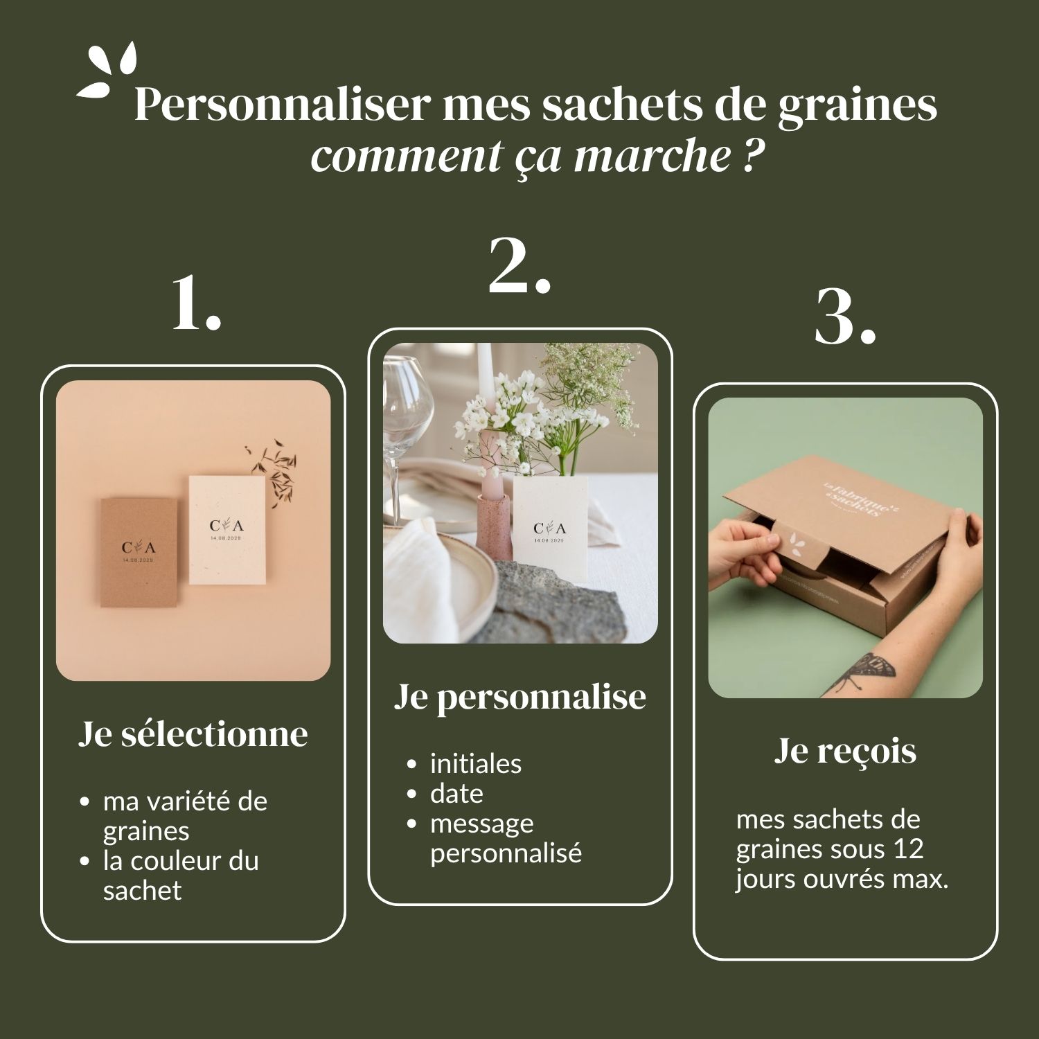 Initiales - Cadeau invité mariage minimaliste – Image 6