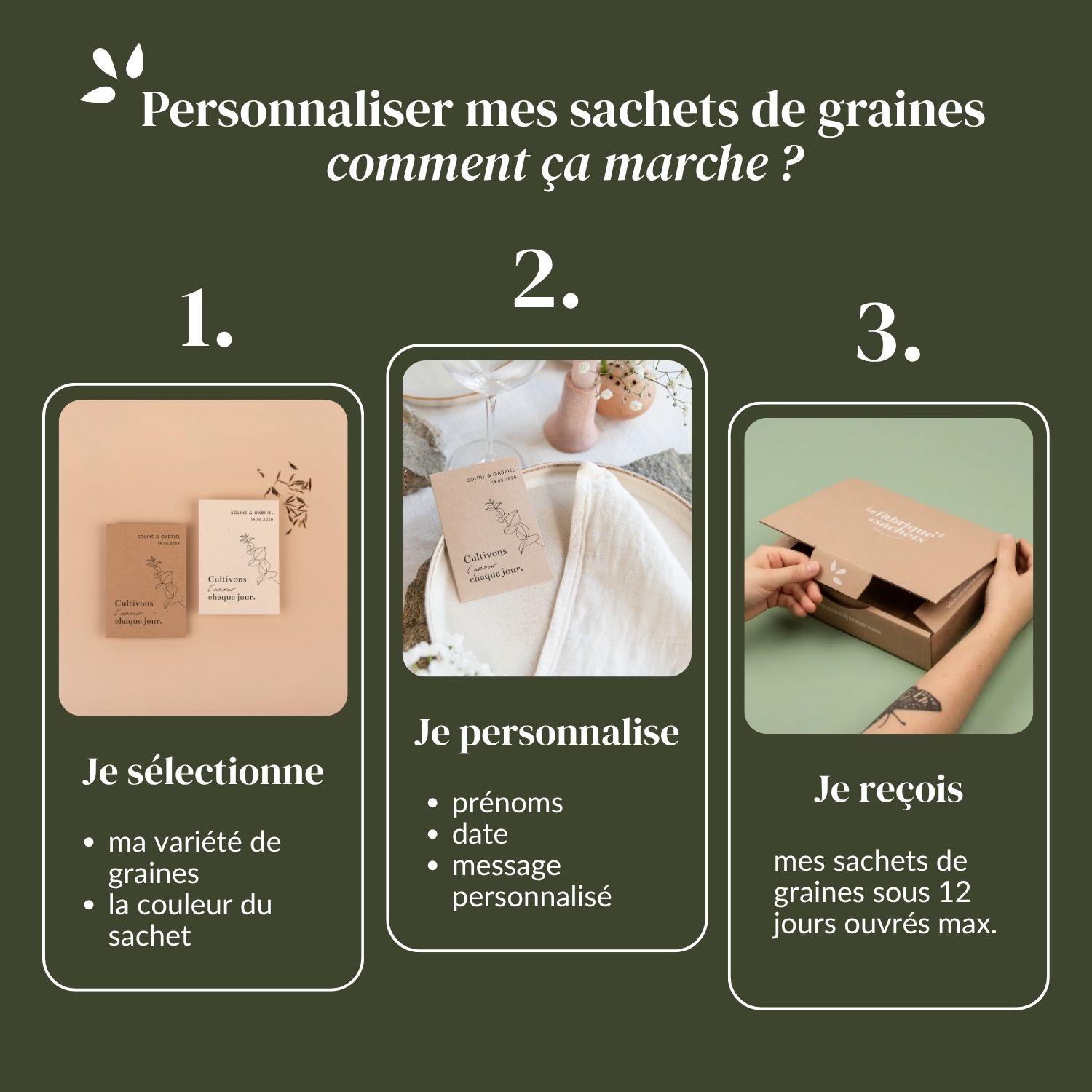 Cultivons l'amour - Décoration de table mariage champêtre et minimaliste – Image 6