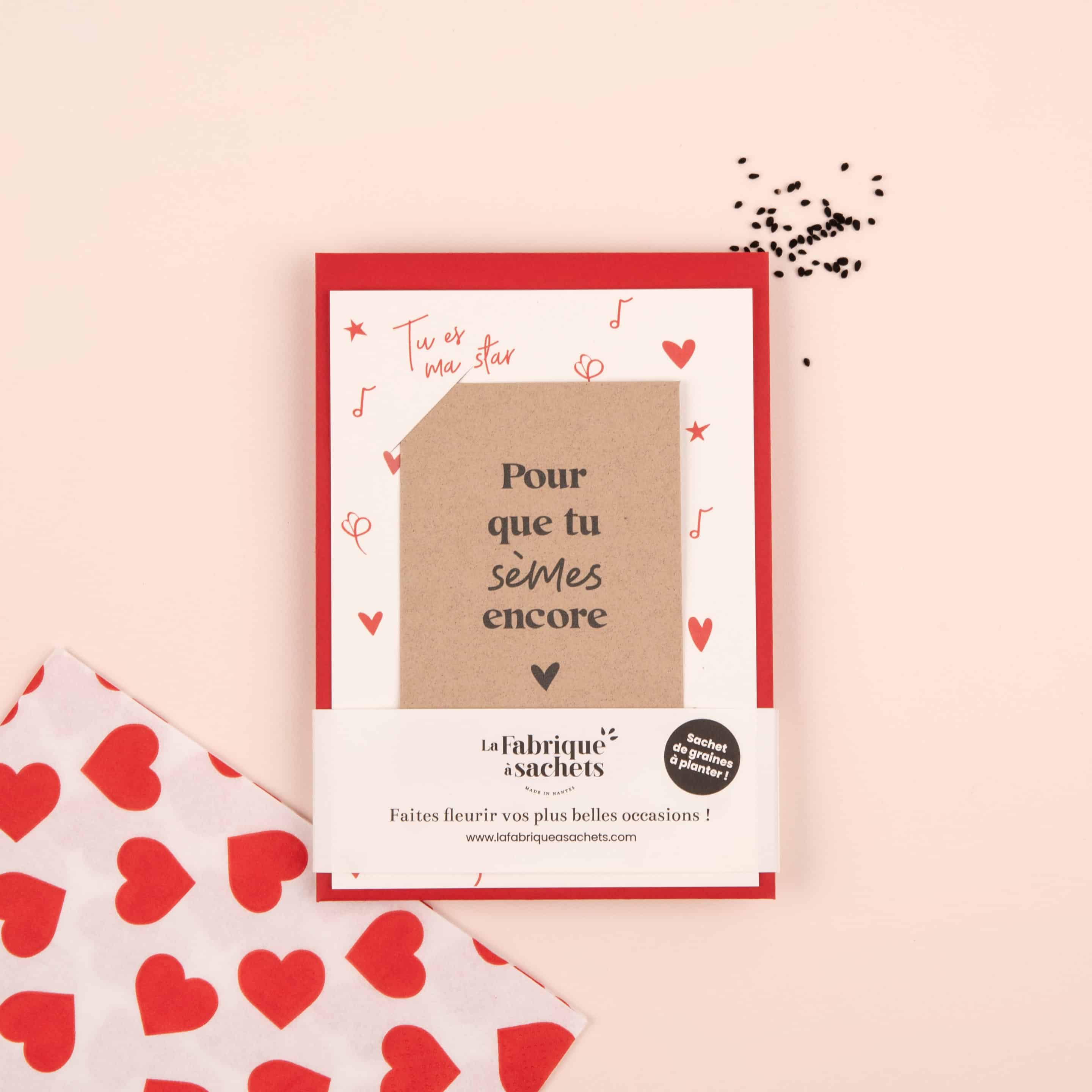 2# Carte Originale pour la Saint Valentin « Enveloppe Cœur +
