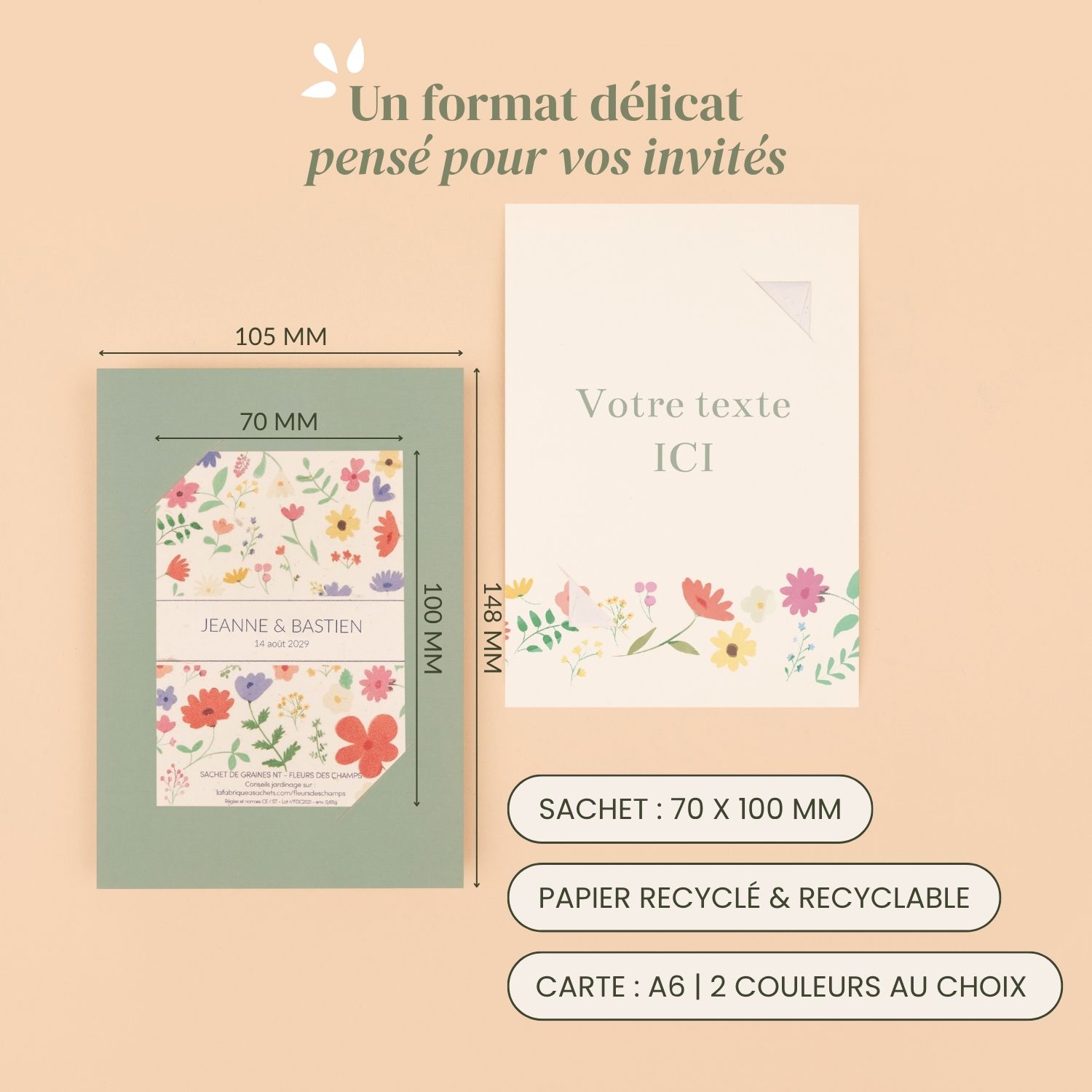 Été - Papeterie mariage à planter – Image 5