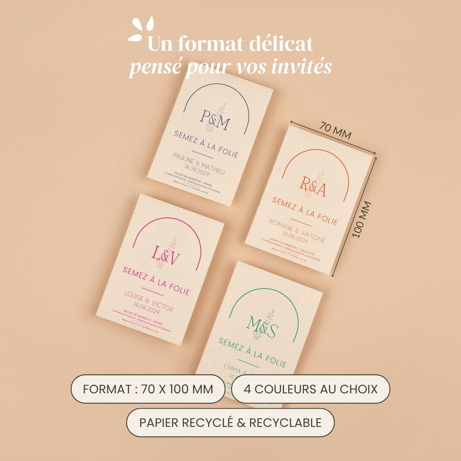 Héritage - Cadeau invité mariage champêtre chic – Image 4