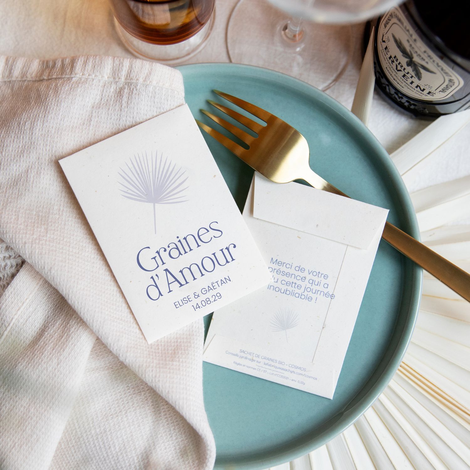 Tropical - Faire-part mariage coloré – Image 2