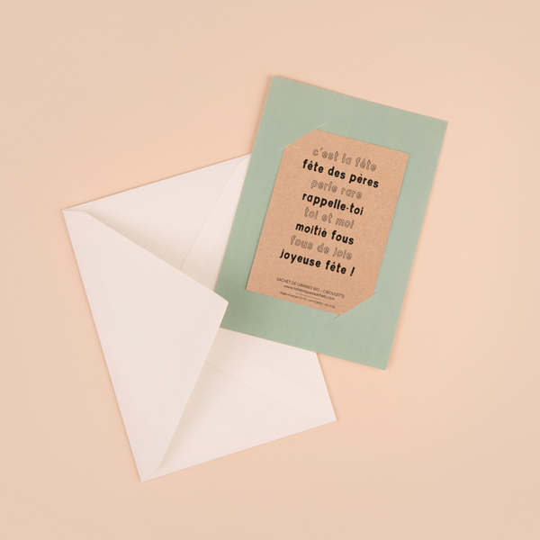 Carte de voeux Bonne Fête Papa