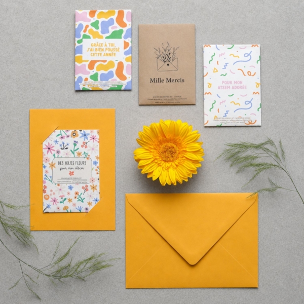 Pack Merci ATSEM - 4 sachets de graines à offrir