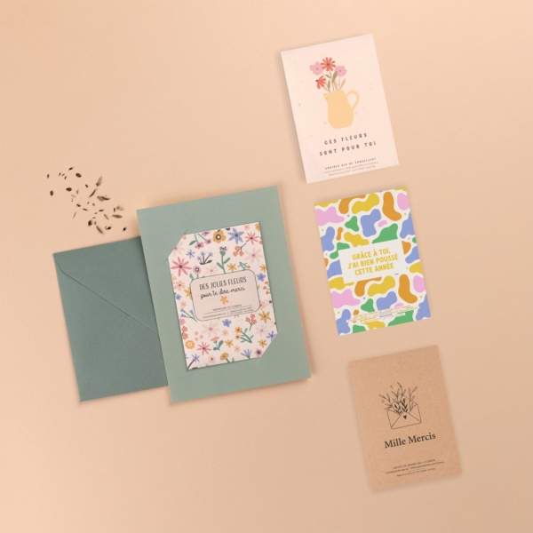 Pack Merci - 4 sachets de graines à offrir
