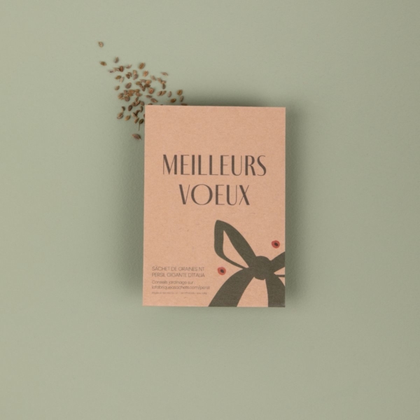 Meilleurs voeux Chic  - Sachets de graines