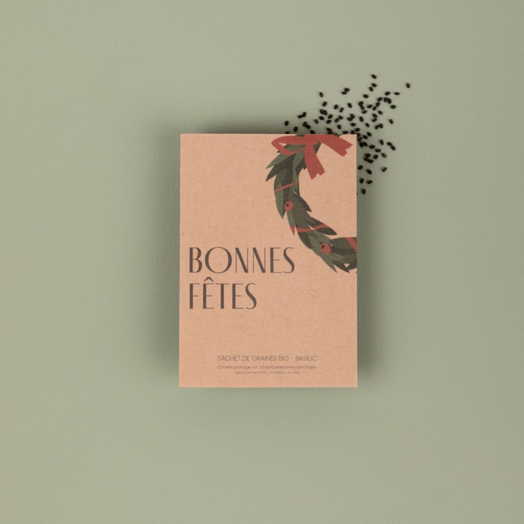Bonne Fêtes Chic - Sachets de graines