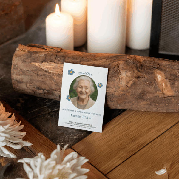 Sachets de graines personnalisés - Hommage & Deuil