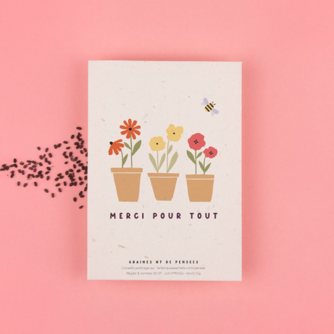 Merci pour tout - Sachets de graines à offrir – Image 2