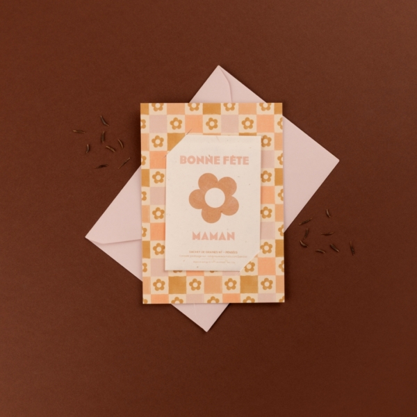Carte à semer fête des mères