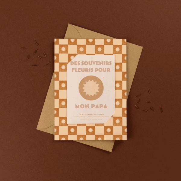 carte à semer fête des pères