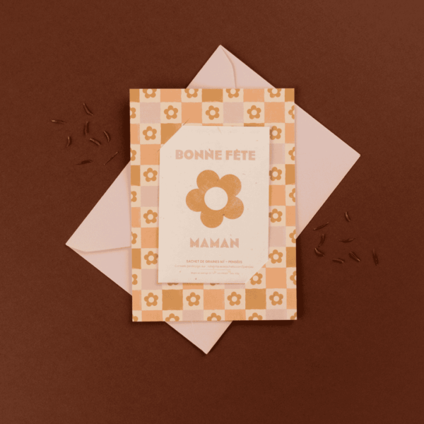 Bonne fête maman - Carte à planter - Plein Soleil