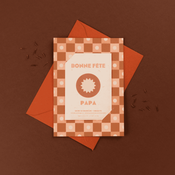 Carte à semer bonne fête papa