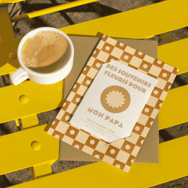 carte à semer fête des pères
