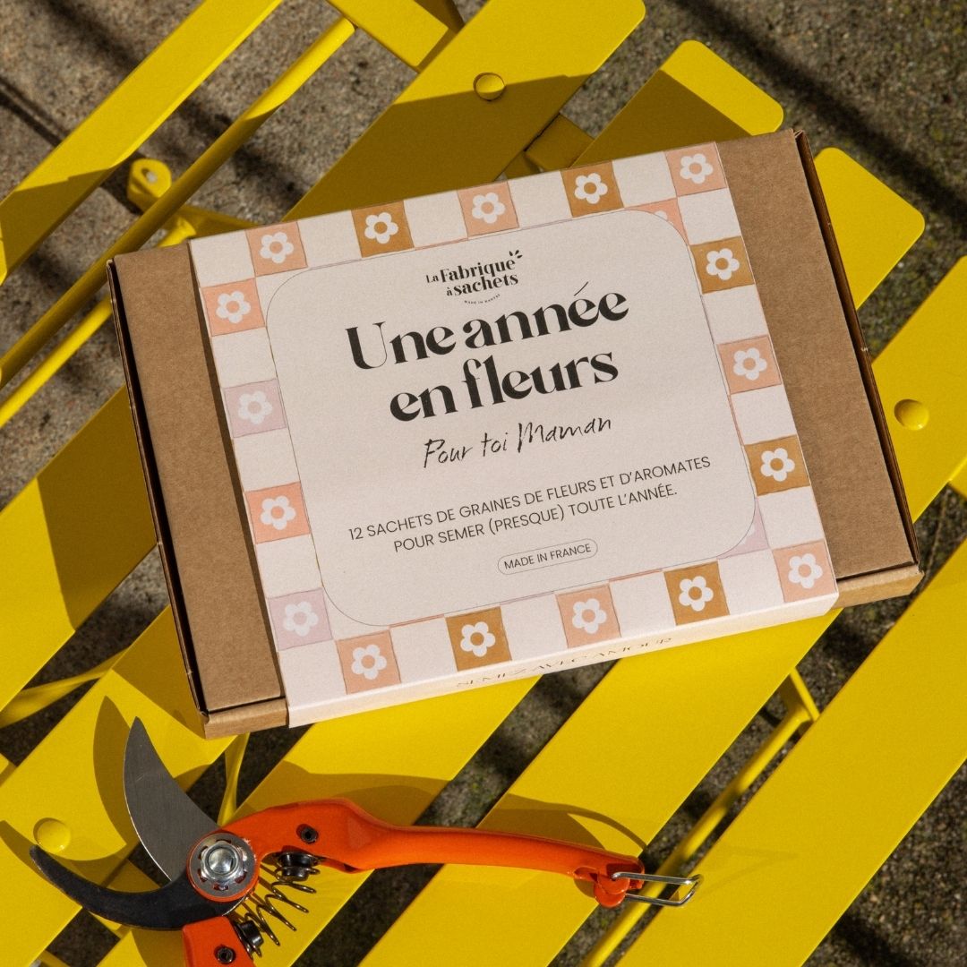 Une Année en Fleurs pour toi Maman • Coffret jardinage 12 sachets – Image 2