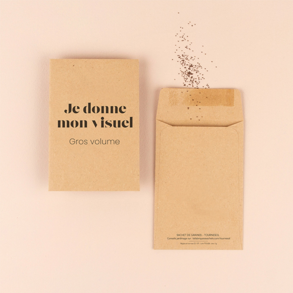 Sachets standard personnalisés - Gros volume (dès 1 000 unités)