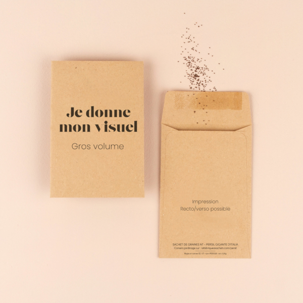 Sachets standard personnalisés - Gros volume (dès 1 000 unités)