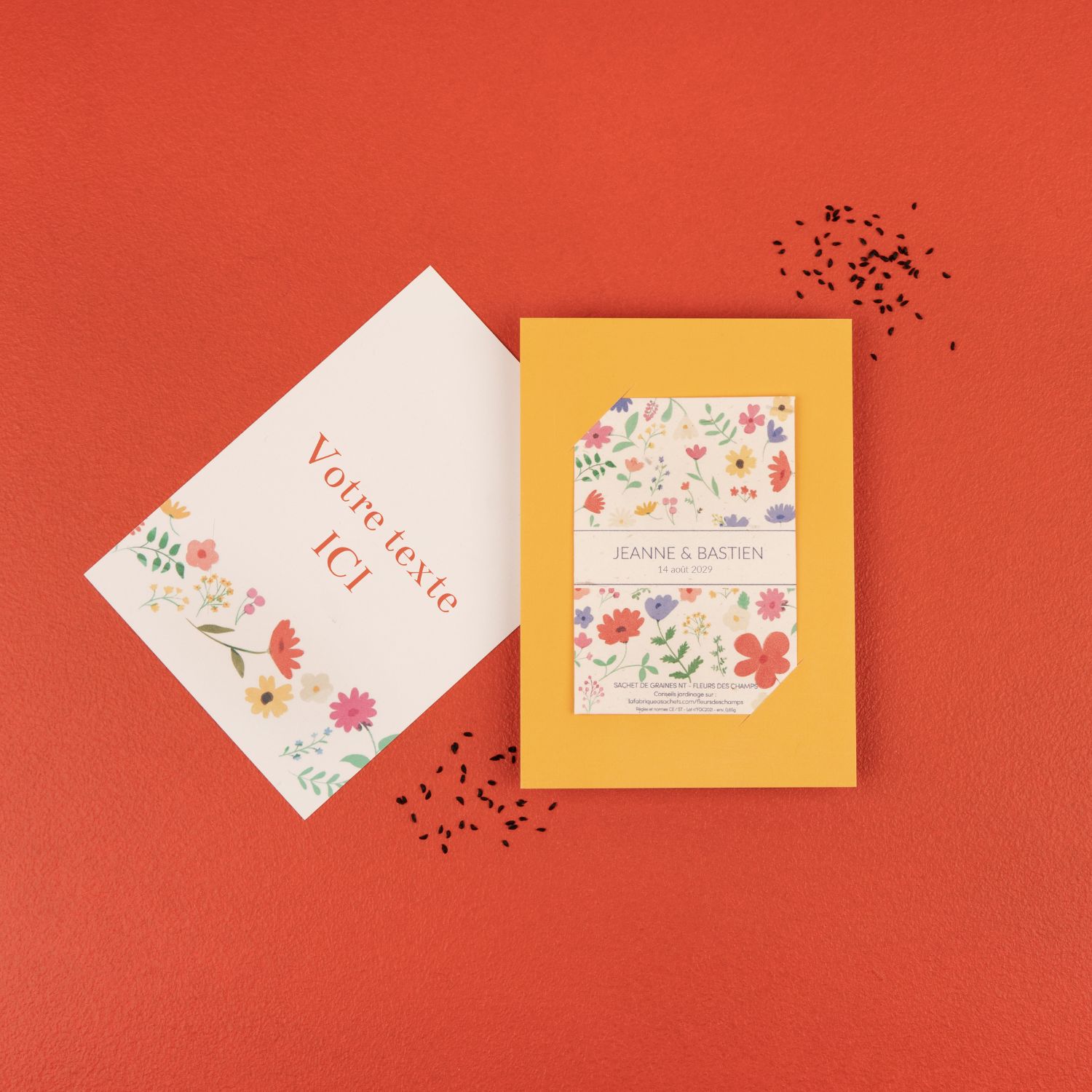 Été - Papeterie mariage à planter