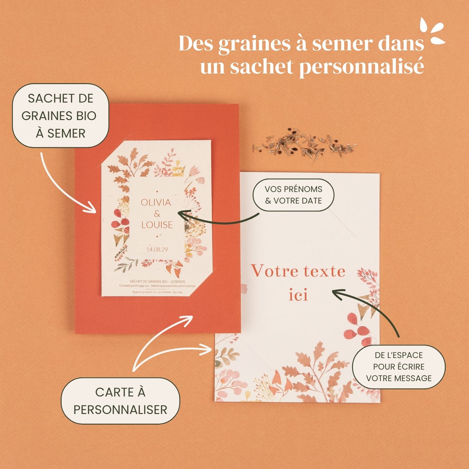 Automne - Carte à planter mariage – Image 4