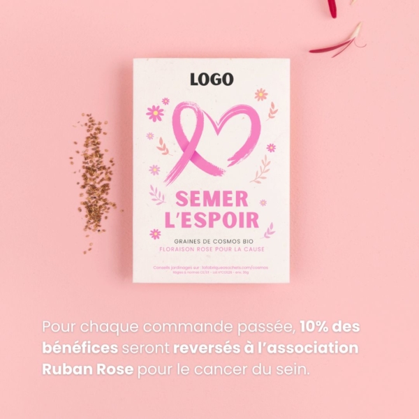 Sachet de graines Octobre Rose