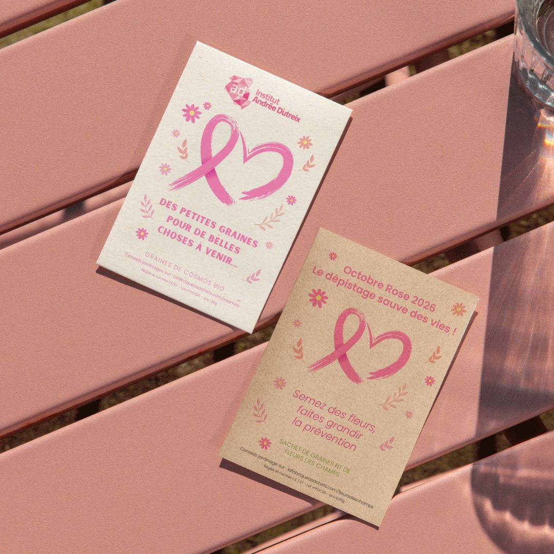 Sachet de graines Octobre Rose