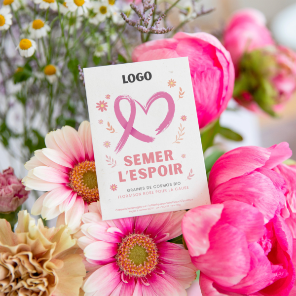 Sachet de graines Octobre Rose Semer l'espoir