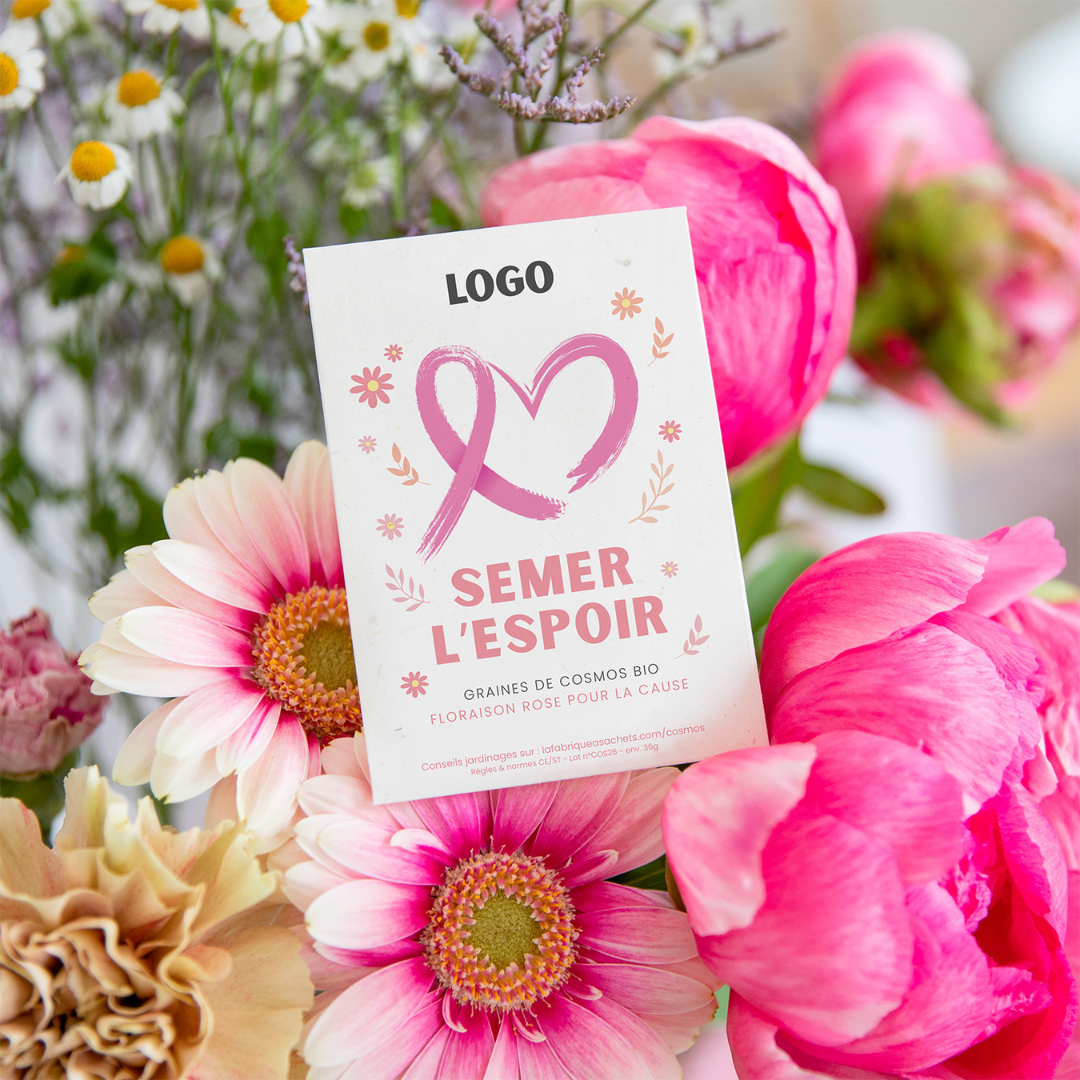 Sachet de graines Octobre Rose Semer l'espoir
