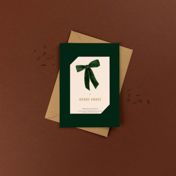 Bonne année - Carte de voeux à semer